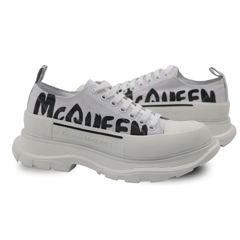 Alexander McQueen Tread Slick Lace-up Low Top Platform