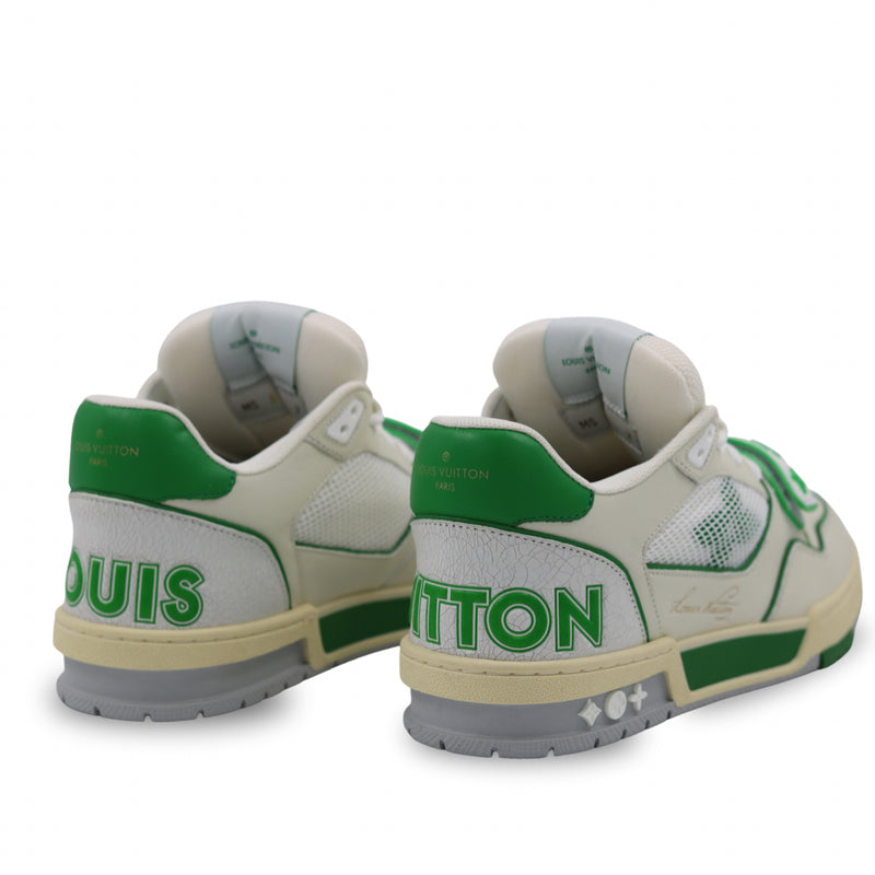 Louis Vuitton Trainer Blanco - Verde